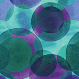 Lg.Watercolor Circles TealMult
