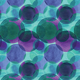 Sm.Watercolor Circles TealMult