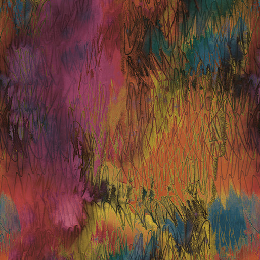 Colored Glass Orange/Plum