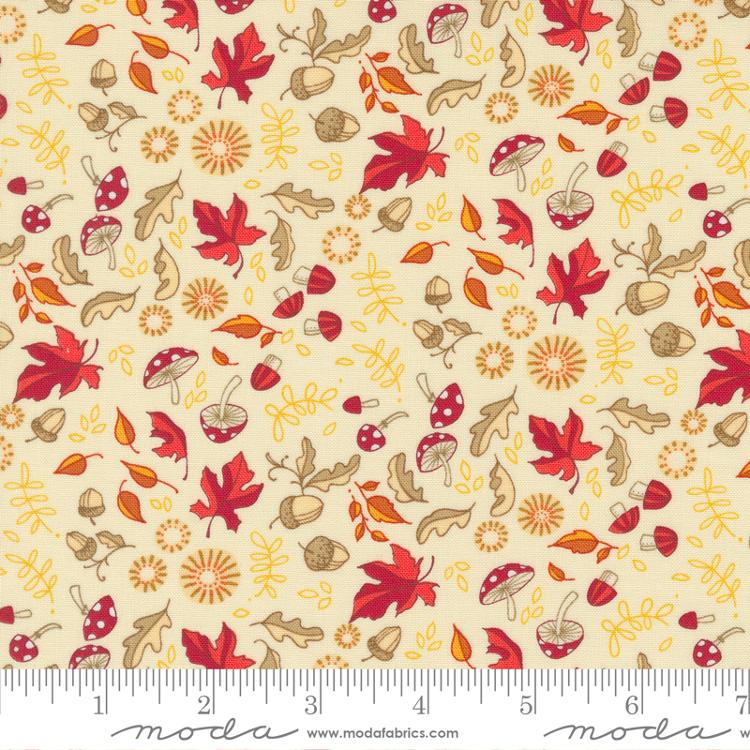 Forest Frolic Cream 48744 12 Moda #1