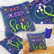 Machine Embroidery Club: Easy "Eat Sleep Sew" Pin Cushion.