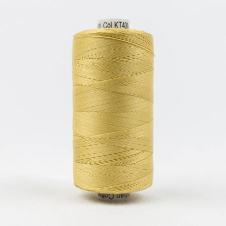 Konfetti Solid 50wt Cotton Thread 1000m Gold