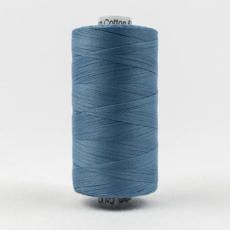 Konfetti Solid 50wt Cotton Thread 1000m Blue