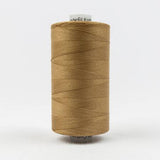 Konfetti Solid 50wt Cotton Thread 1000m Warm Brown