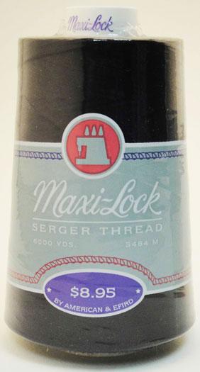 Maxi Lock Thread 6000yd Black 60 32002 A&E Thread#1