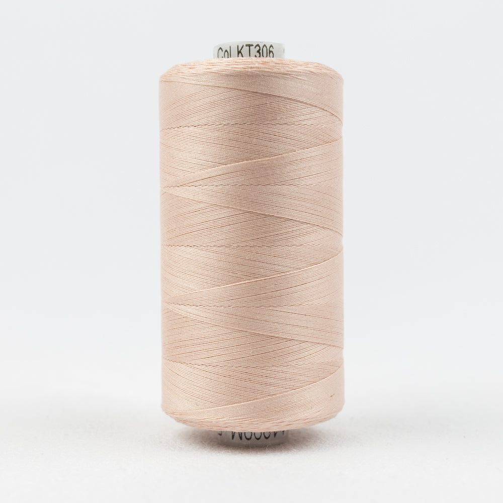 Konfetti Soft Pink 50wt Double Gassed Egyptian Cotton Thread Solid Colors 1093yd...