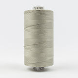 Konfetti Very Light Grey 50wt Double Gassed Egyptian Cotton Thread Solid Colors ...